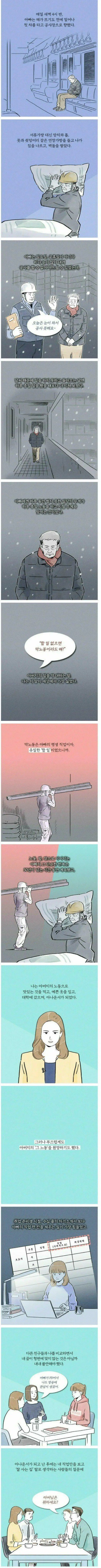 막노동 아빠의 딸