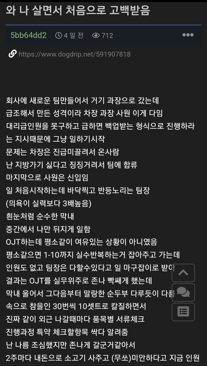 9살연하 미혼 여직원에 고백받은 유부남의 매버릭 회피기동