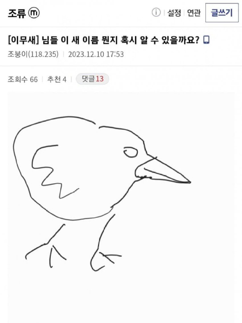 디시의 몇 안되는 청정갤 조류갤의 특징.jpg