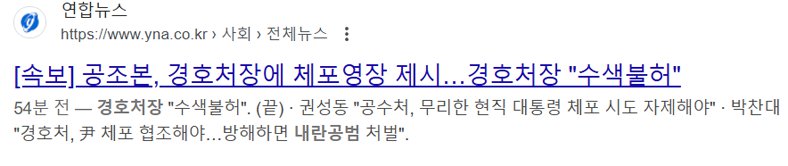 경호처장은 이제 내란공범...