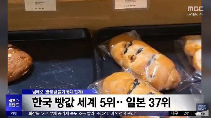 곡물가격은 떨어졌는데 빵값은 왜 오를까?