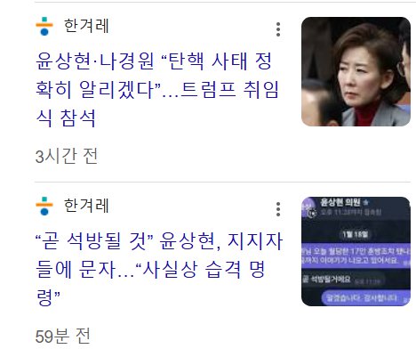 윤상현 나경원 미국가서 탄핵 사태 정확히 알리겠다...