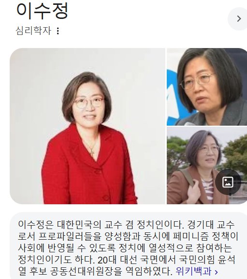 윤석열 정부 부역자짓 했던 이수정의 프로필..